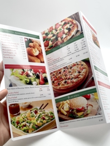 Biểu tượng tùy chỉnh đôi hai mặt in ấn tờ rơi Brochure magazinepaper A4 A5 gấp Flyer in ấn - Product Image 4