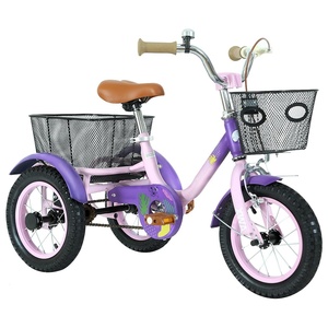 Nuevo Diseño, Triciclo Infantil de 3 Ruedas de 16/18 Pulgadas con Doble Asiento, para Niños de 2 a 4 Años, Unisex - Product Image 1