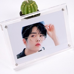 Cadre <span class=keywords><strong>Photo</strong></span> magnétique acrylique haute transparence avec support arrière cadre <span class=keywords><strong>Photo</strong></span> acrylique pour affichage d'image horizontal vertical - Product Image 1