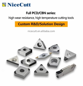 Dụng Cụ Tiện CBN <span class=keywords><strong>PCD</strong></span> Của Nhà Máy <span class=keywords><strong>CNC</strong></span> Dụng Cụ Tiện Chèn Cacbua Dao Phay Rãnh Theo Yêu Cầu Đường Kính AISIC AIsic - Product Image 2
