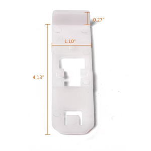Headlight Bracket Mounting <b>Clip</b> For Dodge Ram 68050777AA Plastic Front <b>Bumper</b> 4.13x1.10x0.27 Inch - Product Image 1