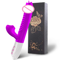 3 Teleskopmodi Saugvibrationen für Frauen Wasserdichter Stimulationsstab mit Klitoris-Heizfunktion Rabbit Dildo Vibrator