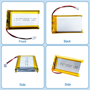 Tùy chỉnh <span class=keywords><strong>3</strong></span>.7V 7.4V <span class=keywords><strong>9V</strong></span> Li-Po Pin 350mAh 550mAh 1300mAh 5500mAh 7500mAh <span class=keywords><strong>lithium</strong></span> có thể sạc lại <span class=keywords><strong>Polymer</strong></span> Pin cho camera an ninh - Product Image 4