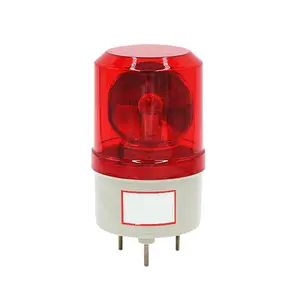 Bombilla led roja amarilla y verde Iluminación de advertencia intermitente con voz y sin voz rotativa DC 12V 24V AC 110V 220V