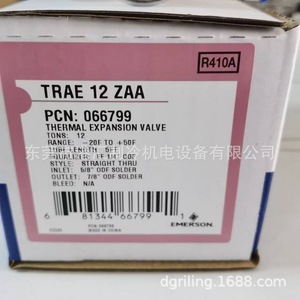 Válvula de Expansión Térmica Emerson TRAE 12 ZAA R410A, Piezas de Refrigeración - Product Image 1