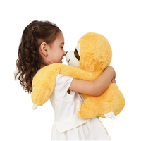 Paresseux brun personnalisé sensoriel 3-4.5 lbs pondéré animal en peluche PP coton confort Relaxation pour enfants adultes idéal pour l'autisme