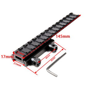 Adaptador de Montaje Táctico Esqueletizado de 145 mm Directo de Fábrica, Soporte de Caza de Aleación de Aluminio Mecanizado por CNC Resistente a Alta Presión - Product Image 1