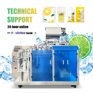 Machine de remplissage automatique de sachets préfabriqués, adaptée à l'emballage de la limonade et des boissons gazeuses liquides sous forme de sachet liquide. - Product Image 1