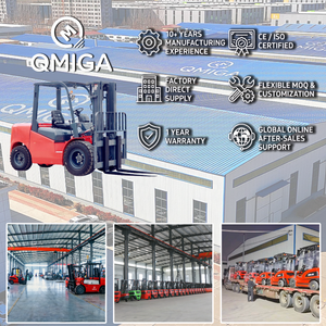 รถยกดีเซล QMIGA รุ่น Heavy Duty 5 ตัน CPC50 พร้อมระบบไฮดรอลิกบูสเตอร์ เสาไฮดรอลิกสองตอน ระบบไฮดรอลิกดันข้าง ยางลม  งาจับขนาด 1220 มม. - Product Image 6