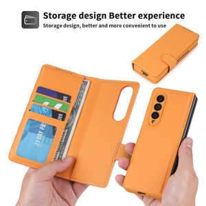 Étui portefeuille multifonctionnel en cuir PU avec fente pour carte <span class=keywords><strong>S</strong></span> <span class=keywords><strong>Pen</strong></span> Bag Protection complète pour Samsung <span class=keywords><strong>Z</strong></span> <span class=keywords><strong>Fold</strong></span> 7 6 5 <span class=keywords><strong>4</strong></span> 3 Cover - Product Image 5