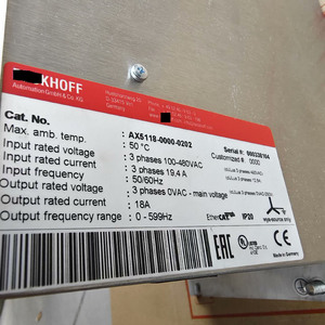 <span class=keywords><strong>AX5118</strong></span> SERVO DRIVE <span class=keywords><strong>AX5118</strong></span>-<span class=keywords><strong>0000</strong></span>-0202 usado en buenas condiciones - Product Image 5
