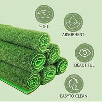 Gazon artificiel haut de gamme OEM/ODM pour aménagement paysager, tapis de jardin résidentiel pour toit, facile à nettoyer, composants non toxiques, choix le mieux noté