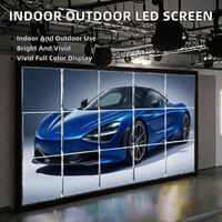 Écran LED de location intérieur HiseaVis P4.8 P2.6 P2.9 pour toile de fond de scène, couleur intégrale, étanche IP65, panneau 500x500mm