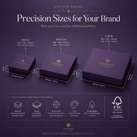 Caja de Cartón Rígido Ecológica con Logotipo Impreso, Caja de Regalo para Velas Aromáticas, Joyería, Marcos de Fotos, para Pequeñas Empresas