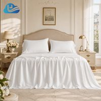Ensemble de literie d'été de luxe léger, certifié ISO9001, audité BSCI, tissage satiné lisse 60S, 400TC, doux pour la peau, de qualité supérieure