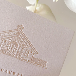 Invitaciones <span class=keywords><strong>de</strong></span> Boda Personalizadas <span class=keywords><strong>de</strong></span> Papel Blanco Recubierto con Relieve en Relieve, Logotipo en Relieve, Doble Cara, Borde Dorado, Tarjeta <span class=keywords><strong>de</strong></span> Visita - Product Image 3