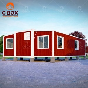 Casa Prefabricada Móvil Cbox Lista para Usar de 20 Pies, 2 Dormitorios, Oficina Plegable, Clínica, Villa de Lujo, Almacén, Casa Contenedor Expandible - Product Image 1