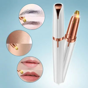 Recortador de cejas, lápiz moldeador de cejas, depilador de vello facial para mujeres, maquillaje, depilador automático de cejas sin dolor. - Product Image 1