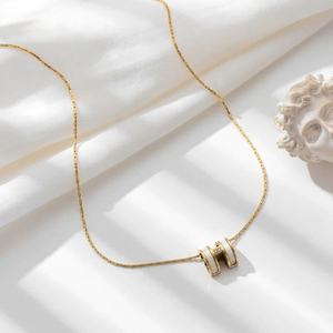 Collares de Moda 2026, Joyería de Acero Inoxidable 316L, Chapado en Oro PVD de 18k, Diseño de Concha, Collar de Lujo para Mujer - Product Image 1