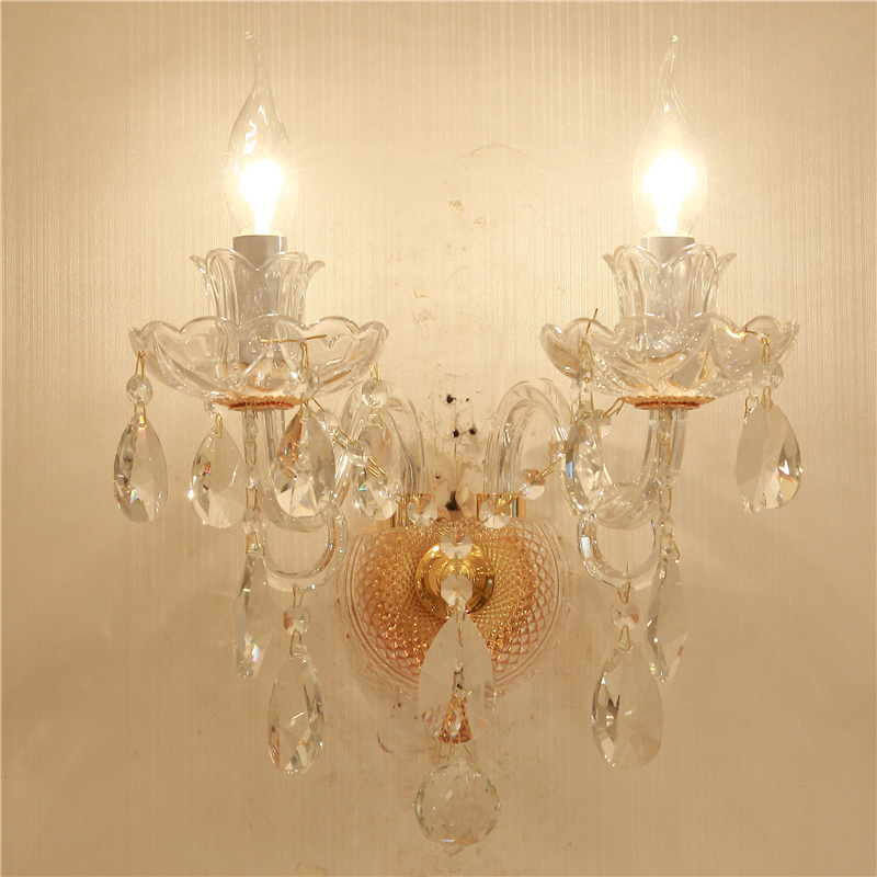 Modern Crystal Wall Sconce LED Luxury
