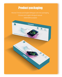 <span class=keywords><strong>Chargeur</strong></span> sans fil <span class=keywords><strong>3</strong></span>-<span class=keywords><strong>en</strong></span>-<span class=keywords><strong>1</strong></span> le plus vendu 15W avec logo personnalisé RGB multifonctionnel pour iPhone 16 compatible Samsung flexible pour mobile - Product Image 6