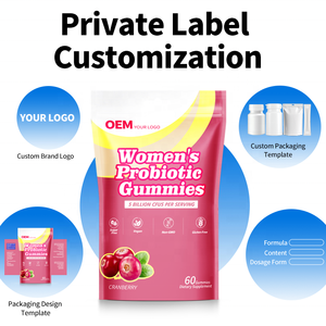 Gomitas Probióticas OEM para Mujeres, para el Bienestar Diario y el Equilibrio Femenino, con Bajo MOQ, Suministro con Prueba COA, para Vendedores de Plataformas de Comercio Electrónico - Product Image 2