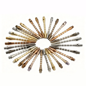 Tùy chỉnh logo nhôm màu Anodizing cho người mới bắt đầu titaniumdart hội trường Tác động kháng 304 thép không gỉ phi tiêu trục - Product Image 1
