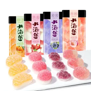 Hokkaido-aperitivos informales para niños, 220g, sabor a fruta, malvavisco