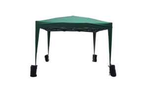 GARDENWILD Tonnelle pliable 3x3m à structure en acier, revêtement poudré/PA/argenté – Abri de <span class=keywords><strong>jardin</strong></span> portable, imperméable et pare-soleil, facile à assembler - Product Image 1