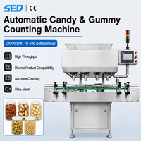 Machine de comptage de bonbons, pilules, comprimés et capsules entièrement automatique à haute efficacité, 32 canaux numériques, 10-100 bouteilles/heure