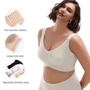 Бесшовный бюстгальтер без косточек для женщин с большой грудью, сексуальный, увеличенный размер - Product Image 2