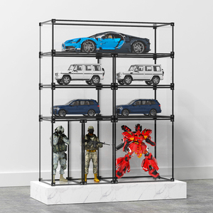 Storage High Clear Storage Box Acrylic Display Box Figures Building Blocks Lego Marvel Model Assemble Cabinet Stackable Case Rack