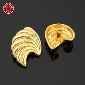 Botones Metálicos con Vástago, Botones Personalizados con Formas Irregulares, Logotipo Grabado, Botón Elegante Dorado para Ropa - Product Image 6