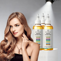 OEM ODM Label Pribadi 9 in 1 Serum Minyak Herbal Penumbuh Rambut Anti Rontok Memperkuat Akar Rambut Lebih Tebal Lebih Kuat Lebih Berkilau
