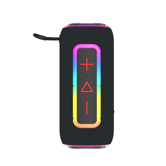 Portable Bluetooth Wireless Speaker Audio Sound Equipment For Outdoor RGB LED Lighting USB AUX FM Radio Active Loudspeaker