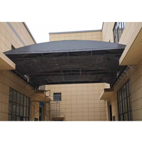 Tente de toit pliante mobile à prix d'usine, auvent naturel, abri de garage pour voiture, tente de réception, structure en aluminium, imperméable