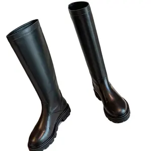 Factory Direct Wholesale women leather designer shoes thigh knee-high high boots