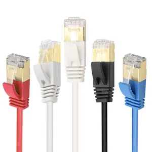 Liansu Cáp Mạng Linksup 0.2M-50M Cáp Lan Cat6a Cáp Ethernet FTP Cat 6a Dây Vá Mỏng Rj45 Cho Máy Tính Xách Tay