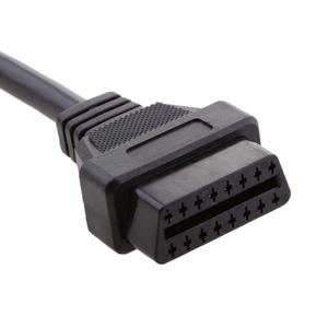 OBD2 femmina a 16 Pin J1939 connettore a 9 Pin ABS/PVC camion cavo diagnostico per auto analizzatore motore strumenti diagnostici 1 anno - Product Image 1