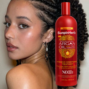 Tratamiento Acondicionador Intensivo Creme of Nature con Aceite de Argán para Hidratación Profunda, Fortalecimiento y Reparación de Daños - Product Image 1