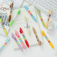 Stylos gel créatifs de style brochettes à haute valeur esthétique, vente en gros, papeterie mignonne pour étudiants