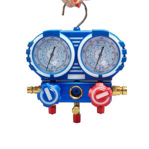 Bomba de vacío de paletas rotativas de una etapa RS-1 para recuperación de refrigerante en HVAC y aire acondicionado automotriz. Kit opcional: Manómetro y manguera BY-VP006 Sin - Product Image 3