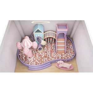 Speeltoestellen voor binnen, sprookjes-thema, met ballenbak en glijbaan, aanpasbaar voor kleuterscholen, rechtstreeks van de fabriek. - Product Image 2