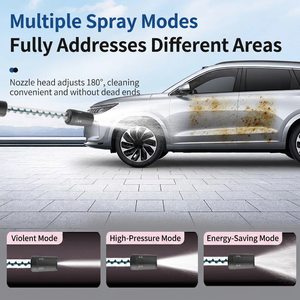 Pistolet de lavage de voiture sans fil haute pression personnalisé, outil d'arrosage haute puissance rechargeable à batterie lithium pour usage domestique - Product Image 2