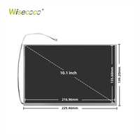 Écran LCD TFT IPS haute luminosité 10,1 pouces 1280*800 HD, interface LVDS 40 broches, rétroéclairage LED, format paysage, 1200 nits, module d'affichage LCD