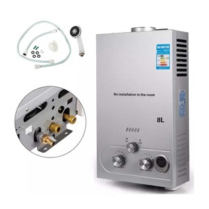 <span class=keywords><strong>Chauffe</strong></span>-<span class=keywords><strong>eau</strong></span> instantané mural sans réservoir en acier inoxydable PEIXU-16L au gaz naturel 36KW 18L/min pour salle de bain et douche - Product Image 3