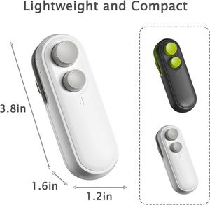 Custom Logo 2-in-1 Ceramic Kitchen Food Snack <b>Mini</b> <b>Bag</b> Sealer Hand Pressure Portable USB Rechargeable Airtight Cutter - Product Image 3