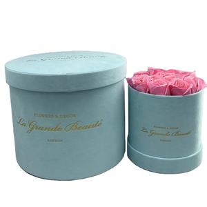 Di Lusso su misura Imballaggio Rotondo Cappello di Velluto Tessuto Del Fiore Del Regalo di <span class=keywords><strong>Scatole</strong></span> - Product Image 3