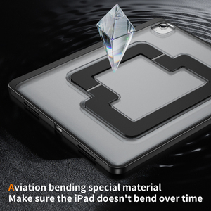 Cho <span class=keywords><strong>iPad</strong></span> Không Khí 13 Inch 2024 Chống Sốc Bumper Bảo Vệ Trường Hợp Rõ Ràng Cover Quay Lại Trường Hợp Máy Tính Bảng Với Kim Loại Tích Hợp Loại Khung - Product Image 4