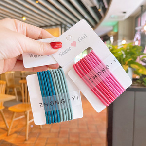 Hàn Quốc Gradient kết hợp Ban nhạc da Phụ kiện tóc kẹo màu cao căng <span class=keywords><strong>Headband</strong></span> cầu vồng ban nhạc cao su - Product Image 4